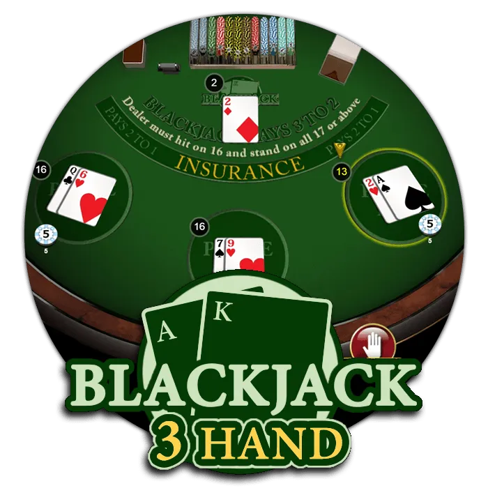 Blackjack 3 Hand - SPONSOR777