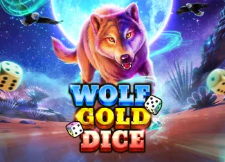 Wolf Gold Dice - SPONSOR777