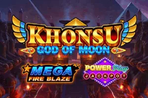 Mega Fire Blaze: Khonsu God of Moon PowerPlay Jackpot - SPONSOR777